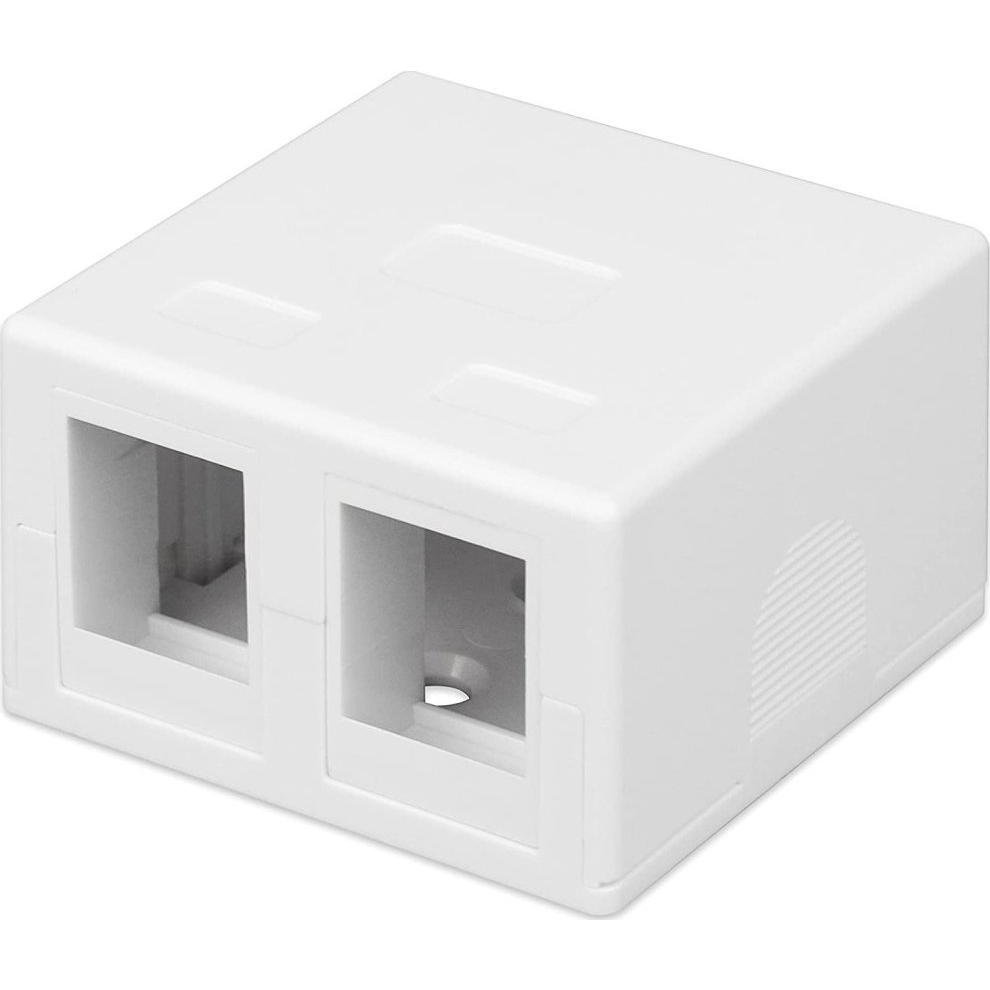 Techly 366310 Obudowa natynkowa na 2 moduły Keystone RJ45 lub RJ11/12 (366310)