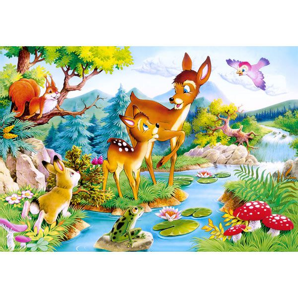 Castorland Little Deers 120 pcs Puzzle 120 pz Cartoni