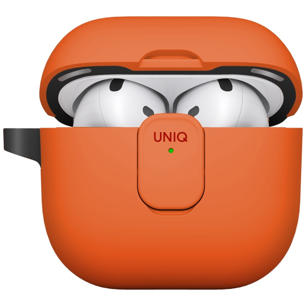 UNIQ Clyde Apple AirPods 4 tok karabinerrel, narancs SP112871