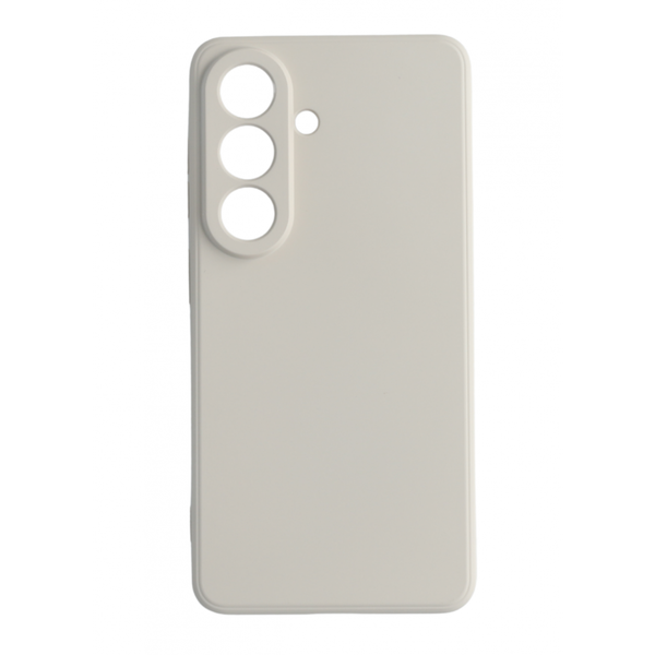 Premium szilikon tok, Samsung S26, Törtfehér