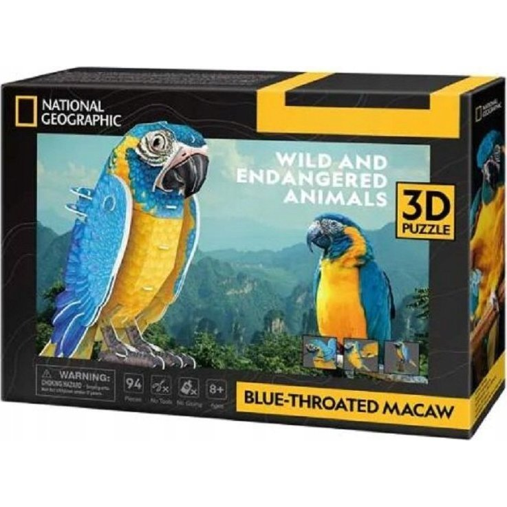 3D puzzle kéktorkú ara 3D-DS1097 (6944588210977)