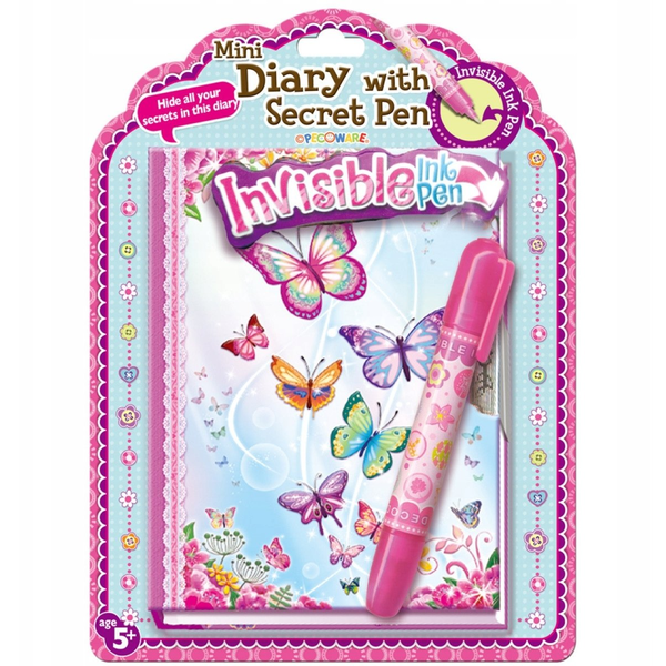 Pulio PECOWARE pamietnik z niewidz.dług.motylki 501BG