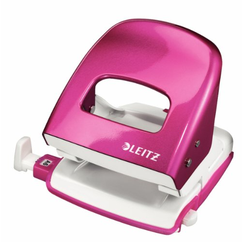 Leitz NeXXt WOW perforatore e accessori 30 fogli Rosa, Bianco