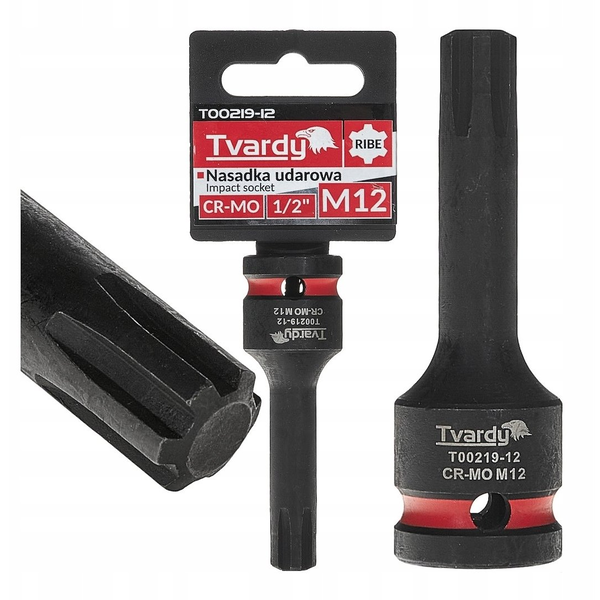 Tvardy Nasadka udarowa RIBE 1/2" M12 CR-MO (10/100)