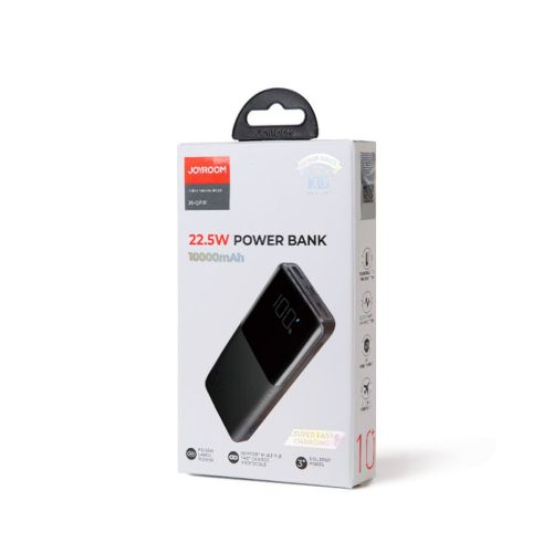 Joyroom JR-QP191 Power Bank 10000mAh 22.5W PD QC3.0 AFC Fekete (JR-QP191)