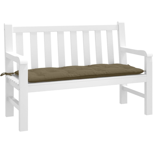 melange tópszínű szövet kerti padpárna 120x50x7 cm