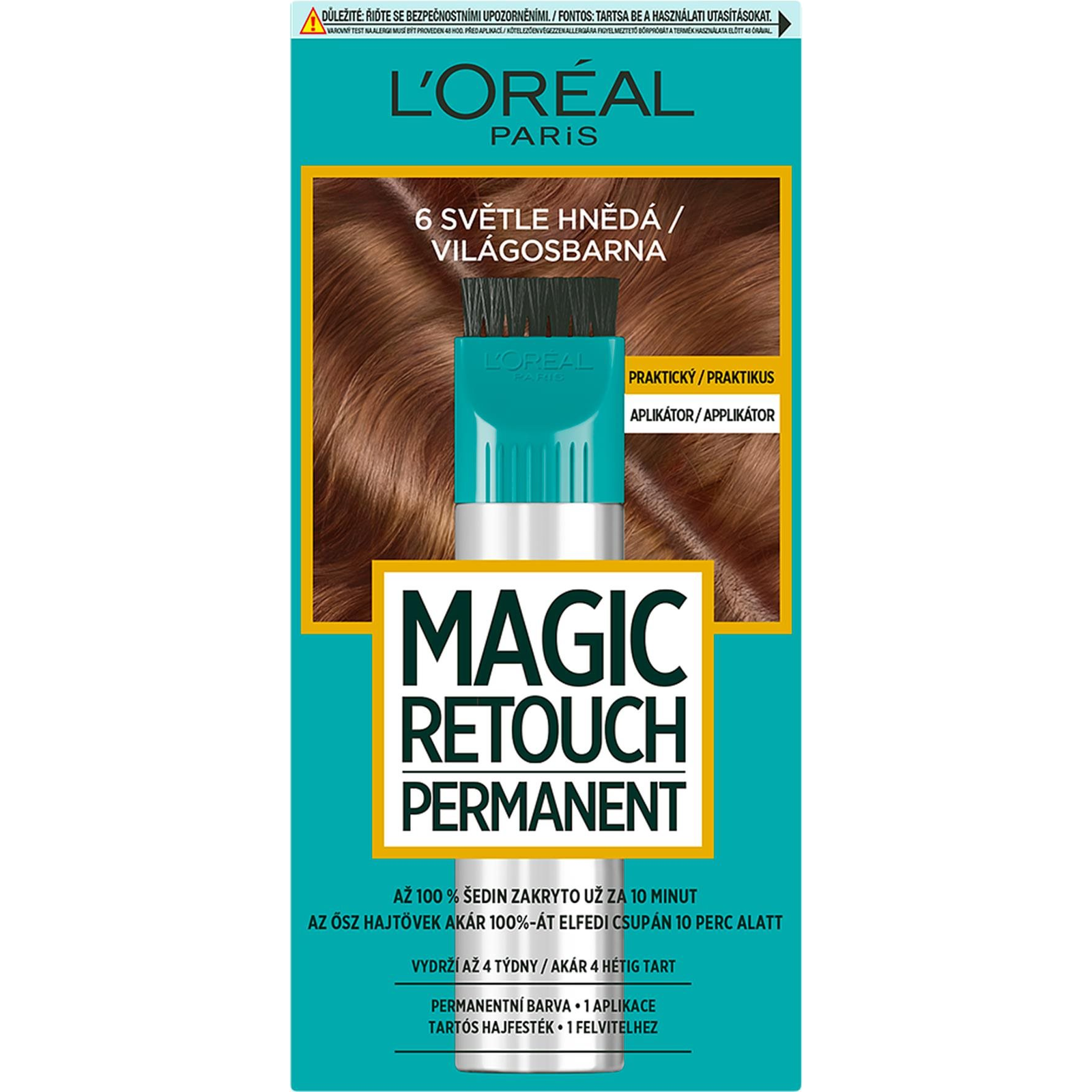 ĽORÉAL PARIS Magic Retouch Permanent 6 Világosbarna (3600524043827)