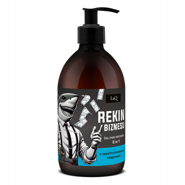 LaQ LAQ_Żel pod prysznic dla mężczyzn 8w1 Rekin Biznesu 500ml