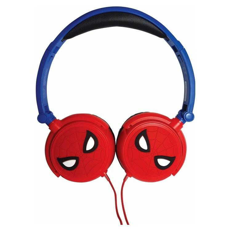 Lexibook Spider Man Sztereó fejhallgató - Piros/kék (HP010SP)