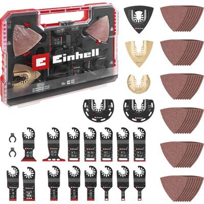 Einhell 708170 XXL -CASE Alumínium-oxid, Króm-vanádium acél, BiM, HCS, Keményfém Többfunkciós szerszám tartozék készlet 40 mm 1 készlet