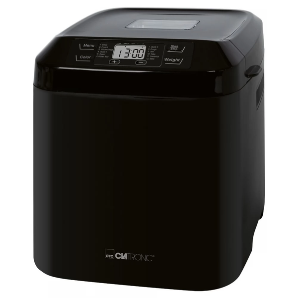 Masina de paine, Clatronic, 550 W, 12 programe, Negru