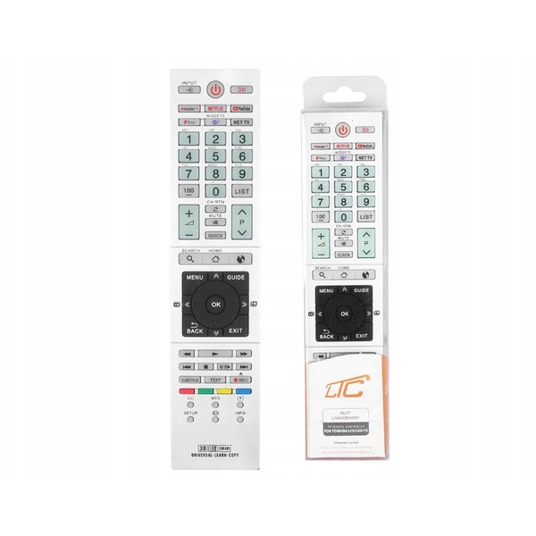 Pilot uniwersalny do TV LCD Toshiba RM-L1328 NETFLIX,YOUTUBE,Rakuten ,3D