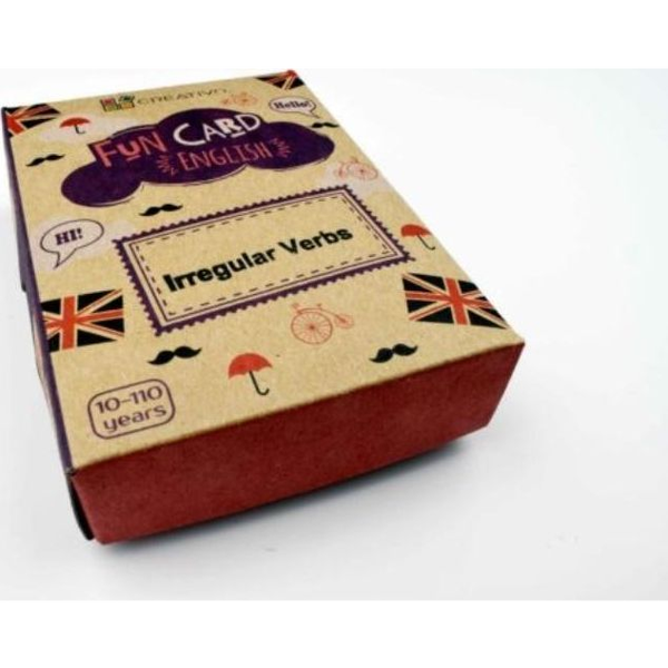 Creativo Fun Card English Irregular Verbs CREATIVO
