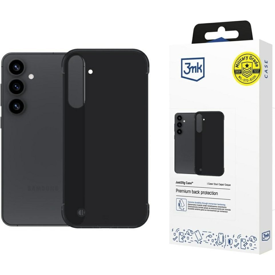 3mk Just20g Matt Tok Samsung Galaxy S25 - Fekete ( )