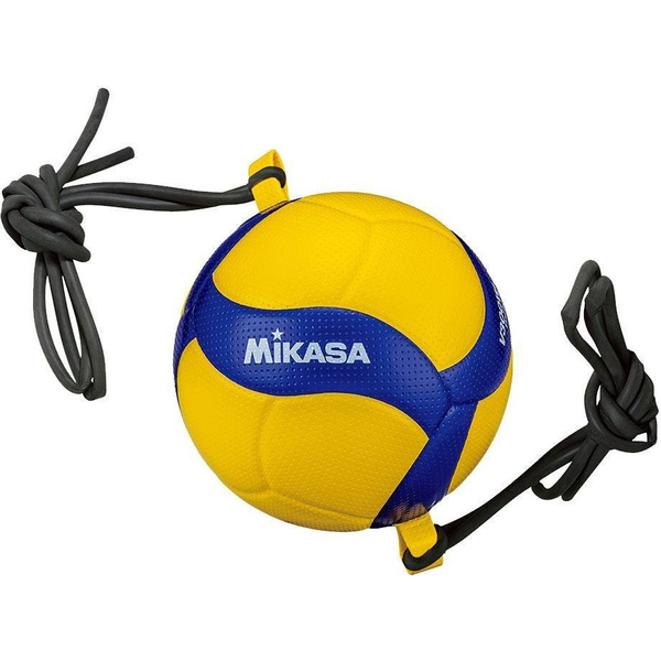 Mikasa Piłka siatkowa V300W-AT-TR z gumami żółto-niebieska r. 5