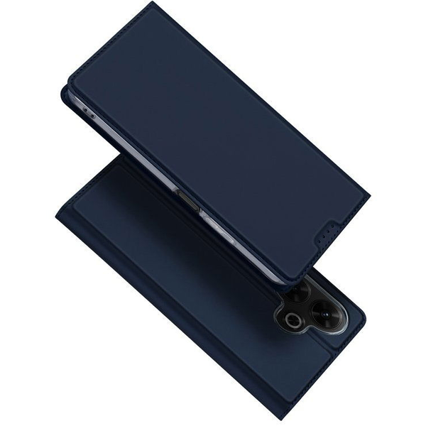 DUX DUCIS Skin Pro Xiaomi Redmi 13/Poco M6 4G kék flipes bőr tok