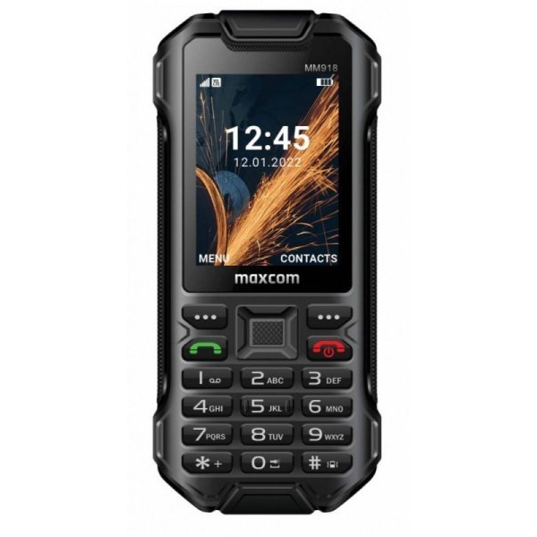 Mobiltelefon Maxcom MM 918L Strong 4G LTE Dual SIM Bluetooth fekete