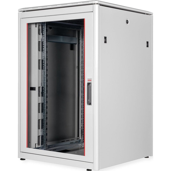 Szafa Roline ROLINE Netzwerkschrank Pro 48,26cm 19Zoll 22 HE 800x800 BxT Glast�r grau