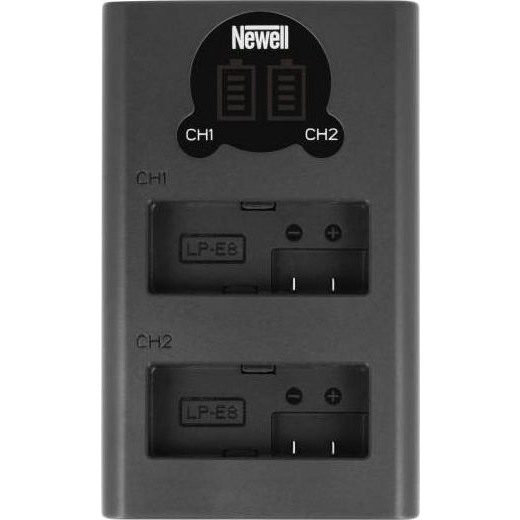 NEWELL DL-USB-C dupla töltő LP-E8 akkumulátorhoz (NL1963)