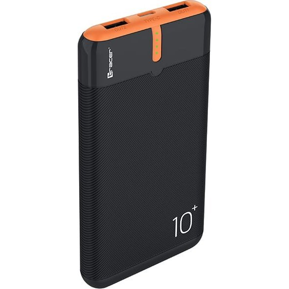 TRACER EnerGo 10000mAh Power Bank Fekete/Narancs