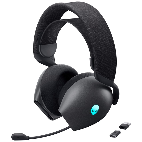 Alienware AW725H Headset Kabel & trådløs Spil USB Type-C Bluetooth Sort