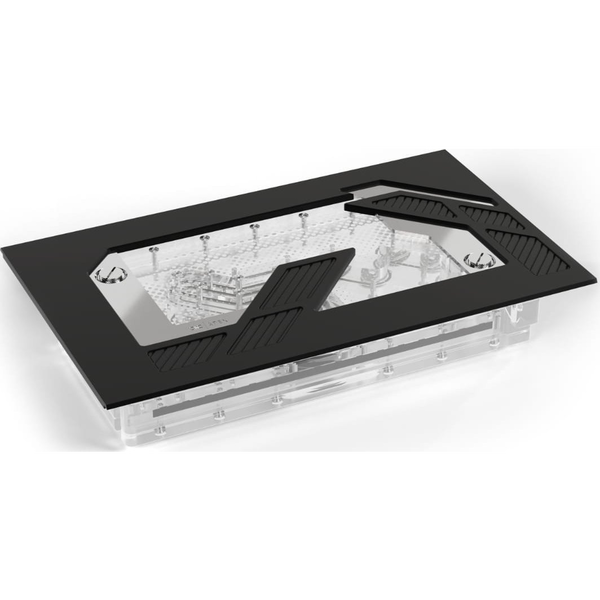 Alphacool Apex Distroplate Dark Base Pro 901, ARGB mit Apex Pumpe - schwarz