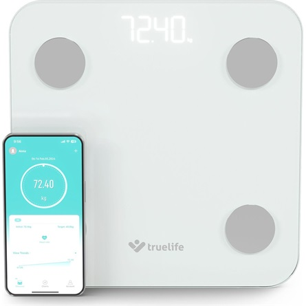 TrueLife FitScale W1 BT White Okosmérleg Fehér