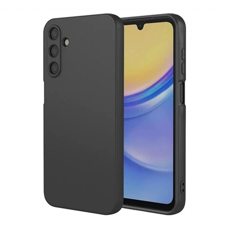 Szilikon telefonvédő (matt) FEKETE Samsung Galaxy A56 5G (SM-A566) "Gigapack csomagolás" (GP-166339)