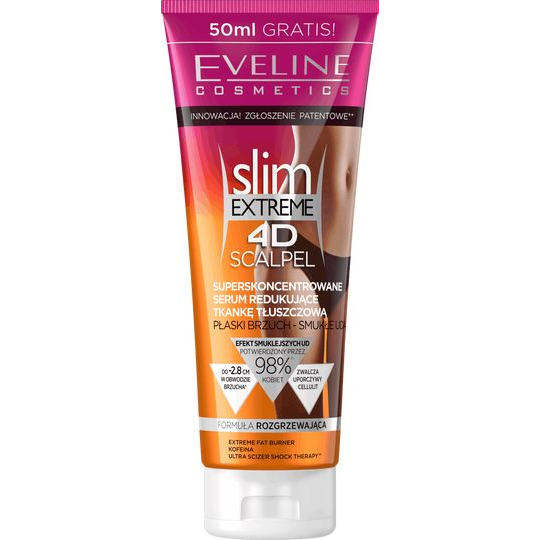 EVELINE COSMETICS Slim Extreme 4D Scalpel Superconcentrated Serum Reducing Fatty Tissue 250 ml (087708)