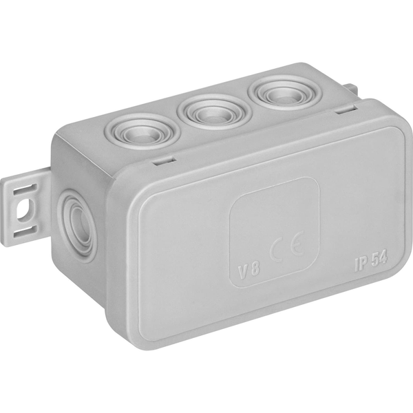  Orno Puszka n/t CLICK, IP54, 8 przepustów, 80x45x41mm, szara,OR-JB-13805/G