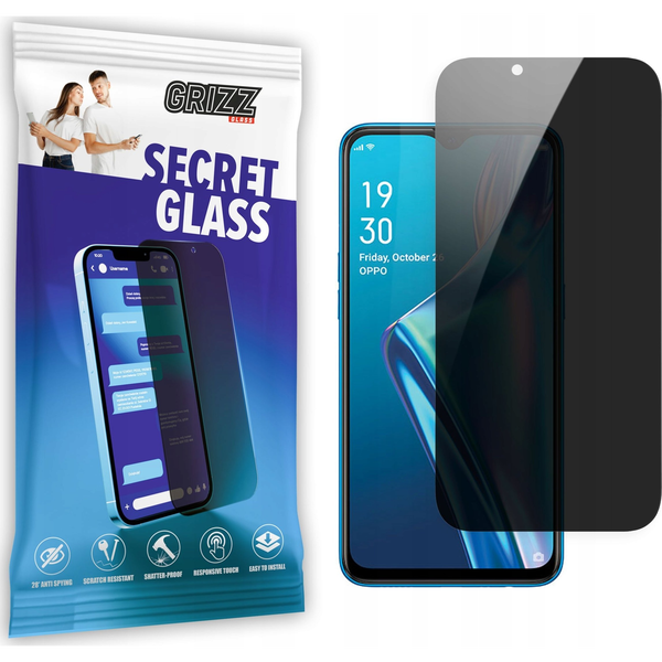 GrizzGlass Szkło prywatyzujące GrizzGlass SecretGlass Oppo A12