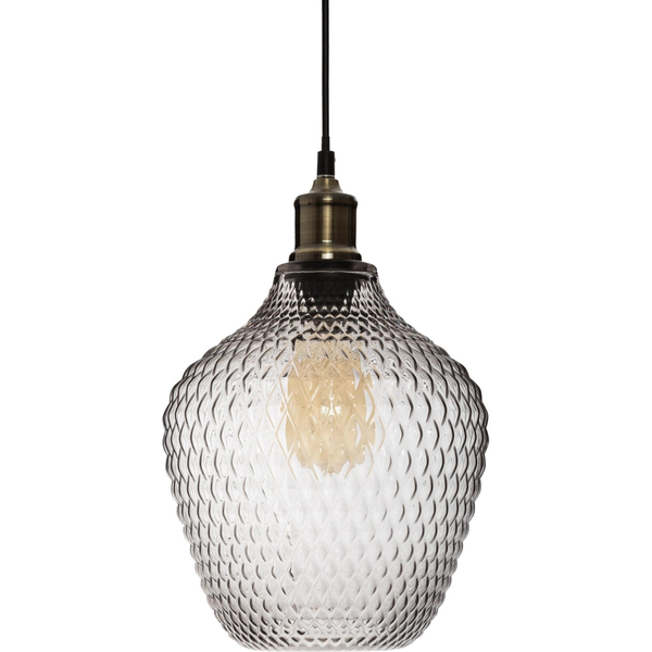 Lampa wisząca Atmosphera Lampa wisząca Omaha dymione szkło