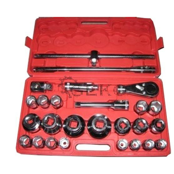 Geko G10115 26 db-os 21 - 65mm Dugókulcs Készlet 3/4″ 1