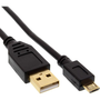 InLine 31703P USB кабел USB 2.0 0,3 м USB A Micro-USB B Черен