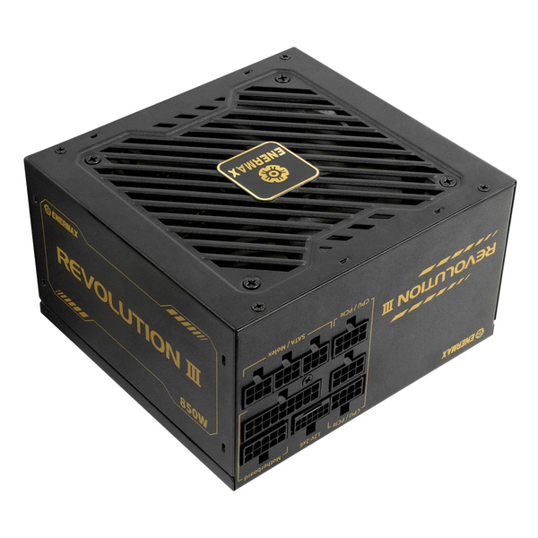 Enermax Revolution III tápegység - 80 PLUS Gold, teljesen moduláris, ATX 3.1, 850W