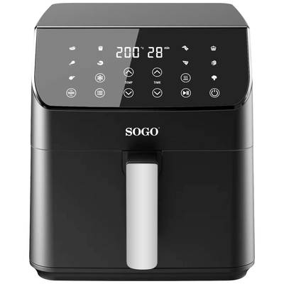 SOGO PRO1700 Forrólevegős fritőz 6L 1700W Fekete (FRE-SS-10890)