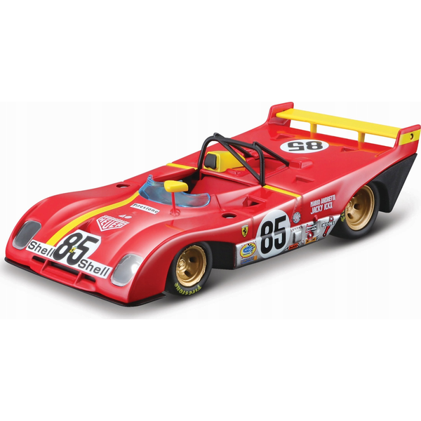 Figurka Ferrari 312 P 1972 85 red 1:43 BBURAGO