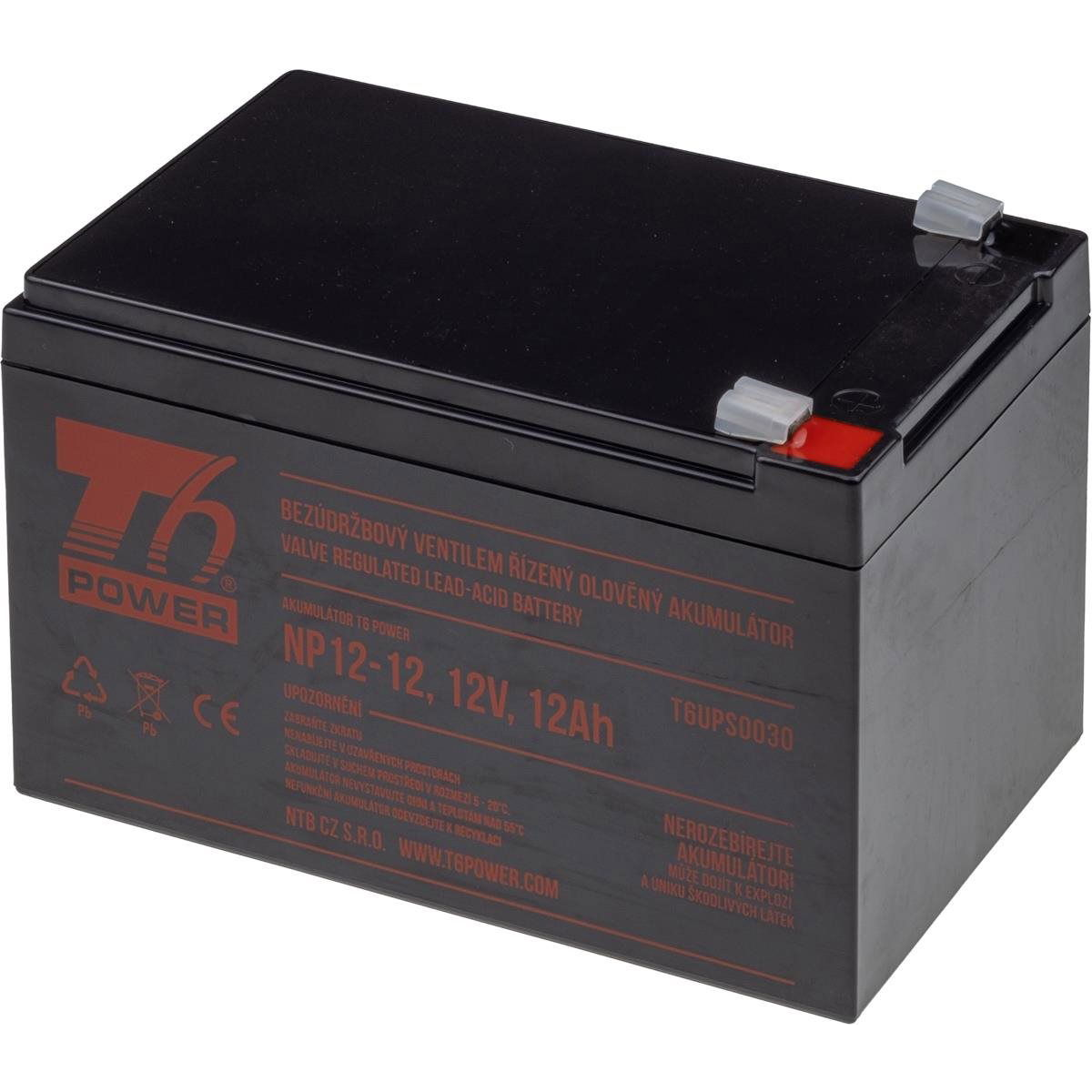 Battery set T6 Power for APC Smart-UPS SC620, VRLA, 12 V (T6APC0014_v86814)