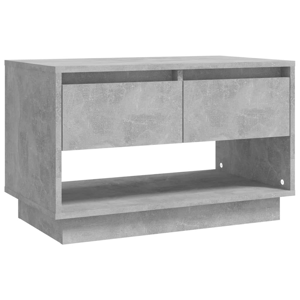 betonszürke forgácslap TV-szekrény 70 x 41 x 44 cm (809498)