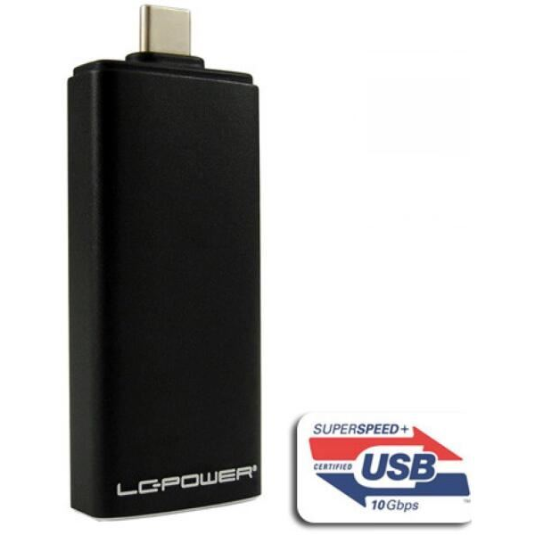 LC Power USB 3.1 Type-C - M.2 SATA SSD külső ház (LC-M2-C-42MM)