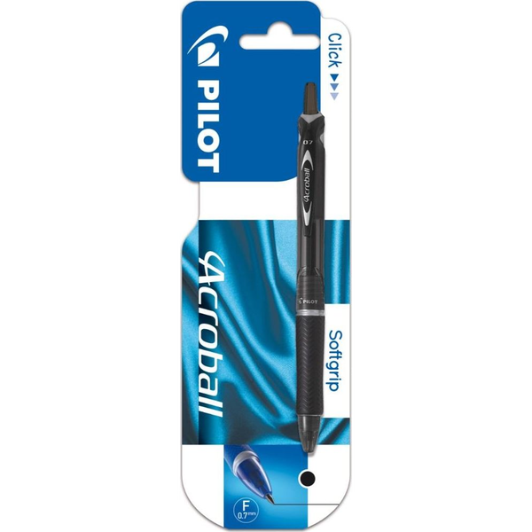 Golyóstoll Pilot Acroball 0.5 mm Fekete Bliszteres