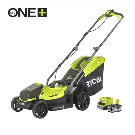RYOBI RLM18X33B-40 18 V One Plus fűnyíró, 1 x 4.0 Ah-s akkumulátorral (5133004306) (5133004306)