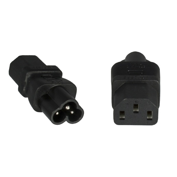 Microconnect PE613AD adaptér do zásuvky C6 C13 Čierna