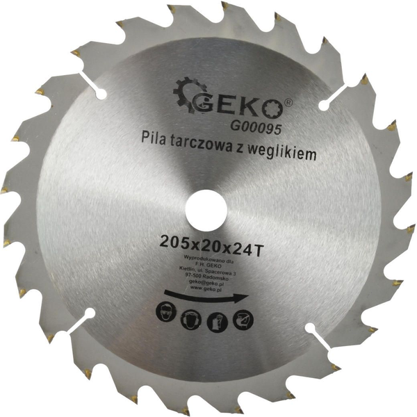  Geko tarcza do drewna 205x20x24T (G00095)