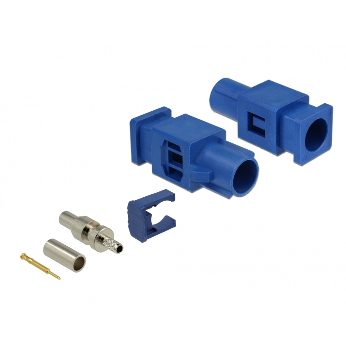 Delock FAKRA C apa rugóscsap krimpeléshez (89757) (89757)