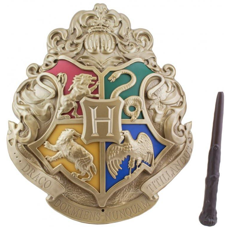 Harry Potter: Hogwarts Crest And Magic Wand - lampa (362341)