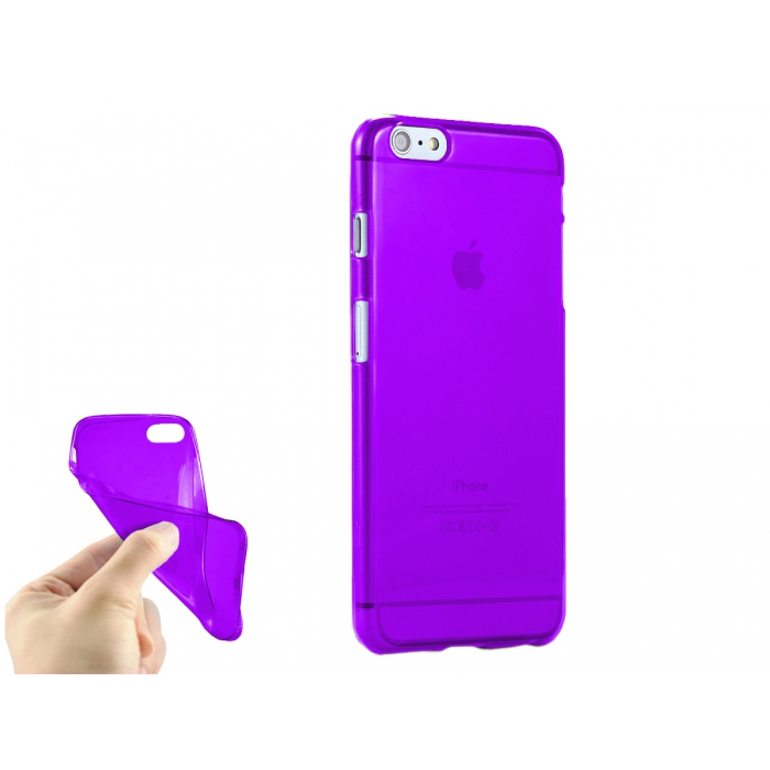 iTotal CM2726 Apple iPhone 5/5S Ultravékony Szilikon Védőtok - Lila (CM2726)