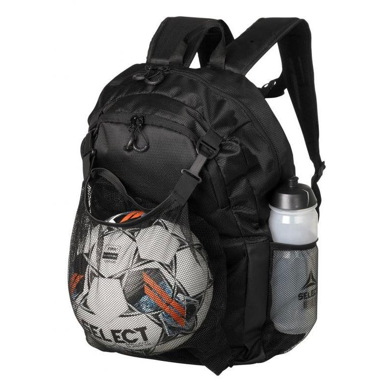 Select Backpack Milano w/net for Ball fekete (5703543288823)