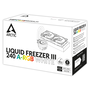 ARCTIC Liquid Freezer III 240 A-RGB Processzor Minden az egyben folyadékhűtés 12 cm Fehér 1 dB