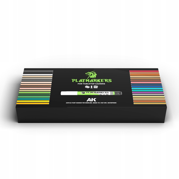AK INTERACTIVE Playmarkers Special Box akril festék marker készlet 34 darabos